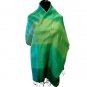 Large Thai Silk Scarf - Greens