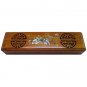 Hardwood Chopsticks Box, Longevity, Inlaid Mother of Pearl