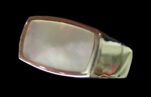 Pearlshell/Sterling Silver Ring, 7