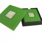 Coaster Set, Matte Finish, Eggshell, Green