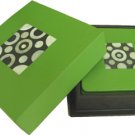 Coaster Set, Matte Finish, Seashell, Green