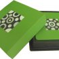 Coaster Set, Matte Finish, Seashell, Green