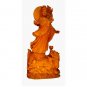 Standing Kwan Yin On Dragon In Sandalwood