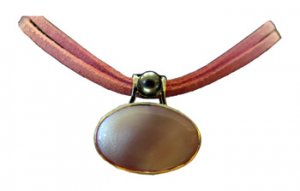 Sterling Silver, Pink MOP, Fresh Water Pearl Pendant