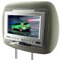 7 Inch LCD Car Headrest DVD Player + FM Transmitter -Pair -Grey New