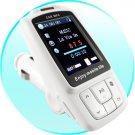Car MP3 MP4 Player with FM Transmitter (White) New