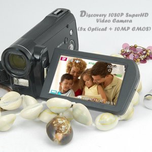 Discovery 1080P SuperHD Video Camera (5x Optical + 10MP CMOS) New