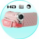 Pink Digital HD Camcorder With 3 Inch Touch Screen (30FPS) New