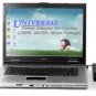 Universal Power Adapter for Laptop (100W, AC/DC, Multi-Voltage) New