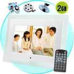 10 Inch Premium Digital Photo Frame with Media Player (2GB) New