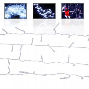 LED Twinkle Lights - 1000 Light Snowfall Curtain New
