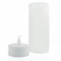 Magic Blow On / Blow Off Heatless Electronic Candle Set of 4 New