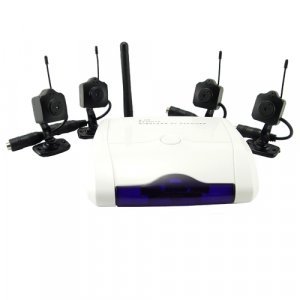 Wireless Surveillance Combo with 4 Cameras (PAL) New