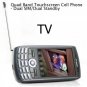 Quad Band Touchscreen Cell Phone - Dual SIM/Dual Standby (Black) New