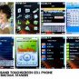 Quad Band Touchscreen Cell Phone - Dual SIM/Dual Standby (Black) New