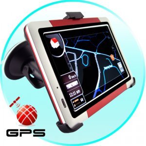 5 Inch Touch Screen GPS Navigator w/FM Transmitter (Sports Ed.) New