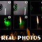 Ultra Power 200mW Green Laser Pointer + LED Torch Light New