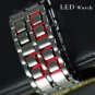 Iron Samurai - Japanese Inspired Red LED Watch New