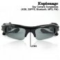 Espionage - Spy Camera Sunglasses (4GB, DVR, Bluetooth, MP3) New