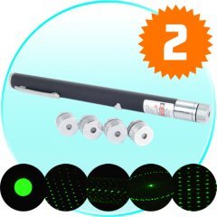 Multi-Pattern Green Laser Pointer Pen New