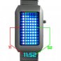 The One Kelvin - Japanese Style Mid-Sized Blue LED Watch New