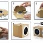 Green Speaker Set - Box Desktop Stereo Speakers (2 x 2W) New
