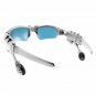 Bluetooth MP3 Player Sunglasses -Silver -2GB Flash Memory New