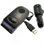 Solar Powered Bluetooth Car Kit - Caller ID New