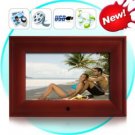 7 Inch Wooden Digital Photo Frame and Media Player