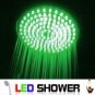 LED Color Changing Shower Head with Remote (White)