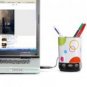 Desk Buddy - USB Hub, Speaker, Pen Holder, Light, Photo Frame