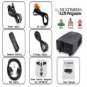 Multimedia Projector with HDMI, VGA, TV, and More