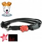 LED Dog Collar (Red, Water Resistant, Ultra Durable)