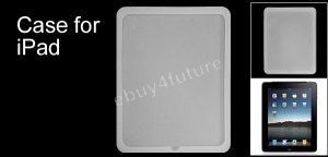 New Premium White Silicone Skin Case Back Cover Protector for Apple iPad Wifi 3G 16GB 32GB 64GB