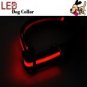 LED Dog Collar (Red, Water Resistant, Ultra Durable)