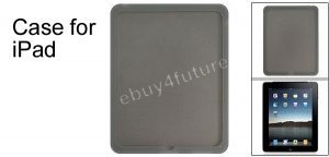 New Premium Smoke Gray Silicone Skin Case Back Cover Protector for Apple iPad Wifi 3G 16GB 32GB 64GB