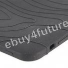 New Deluxe Dark Black Silicone Skin Case Back Cover Protector for Apple iPad Wifi 3G 16GB 32GB 64GB