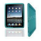 New Classic Light Blue Silicone Skin Case Back Cover Protector for Apple iPad Wifi 3G 16GB 32GB 64GB
