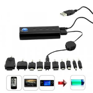 Portable Battery Charger with Power Level LED (4500mAh)