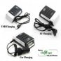 Battery Charger with LCD Screen and Rechargeable AA Batteries