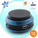 USB Hub and Speaker X 10 New