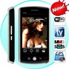 GPS Unlocked Cellphone with 3.2 Inch Resistive Touchscreen