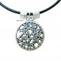 Silver blackened Shema Israel pendant necklace