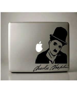 Charle Chaplin MacBook Decal