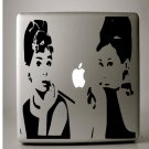 Audrey Hepburn Breakfast at Tiffany's Macbook Decal