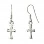Cross Sterling Silver Earrings