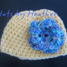 Sunshine flower beanie