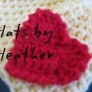 heart accent hat