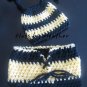 Bumble bee swaddle cocoon & hat set
