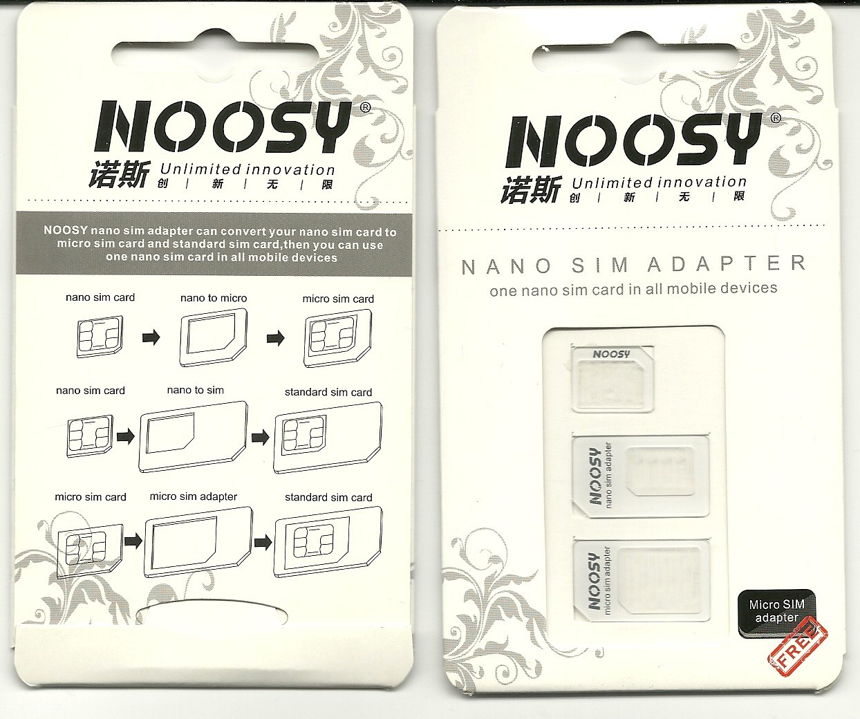 NANO SIM ADAPTER for iPhone 5 4 4s